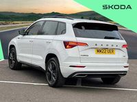 Used Skoda Karoq SportLine 110 HP (80 kW) 2022 Moon white metallic SUV
