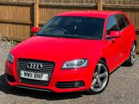 Used Audi A3 Black Edition 2011 Red Hatchback