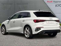 Used Audi A3 S-Line 148 HP (108 kW) 2020 White Hatchback