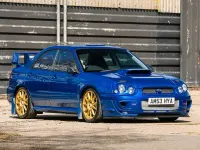 Usado Subaru Impreza 245 CV (180 kW) 2003 Azul Berlina