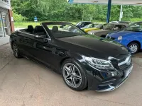 Used Mercedes C200 AMG line 198 HP (145 kW) 2019 Black Cabriolet