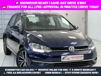 Used VW Golf VII SE 115 HP (84 kW) 2017 Blue Hatchback
