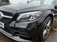 Used Mercedes C300 AMG line 245 HP (180 kW) 2020 Black Cabriolet