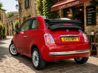 Used Fiat 500C Lounge 2010 Red Cabriolet