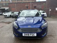 Used Ford Focus Titanium 2018 Blue Hatchback