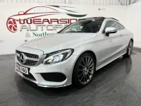 Used Mercedes C250 AMG line 204 HP (150 kW) 2016 Silver Coupe