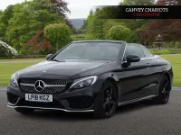 Usado Mercedes C200 AMG line 2018 Preto Cabrios