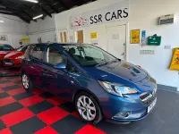 Used Vauxhall Corsa SRi 75 HP (55 kW) 2016 Blue Hatchback