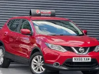 Used Nissan Qashqai Acenta 110 HP (80 kW) 2016 Red SUV
