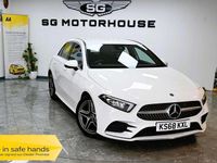 Used Mercedes A180 AMG line 116 HP (85 kW) 2018 White Hatchback