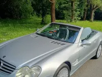 Used Mercedes SL500 2002 Silver Cabriolet