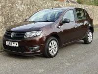 Used Dacia Sandero Ambiance 75 HP (55 kW) 2016 Brown Hatchback