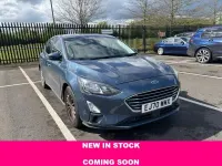 Begagnad Ford Focus Titanium 2020 Blå Halvkombi