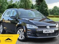 Used VW Golf VII S 105 HP (77 kW) 2014 Black Hatchback
