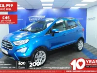 Used Ford Ecosport Titanium 125 HP (91 kW) 2021 Blue SUV
