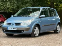 Used Renault Scénic II Dynamique 111 HP (81 kW) 2006 Blue MPV
