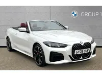 New BMW 420 M Sport 184 HP (135 kW) 2026 White Cabriolet