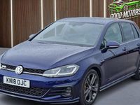 Used VW Golf VII GTD 184 HP (135 kW) 2018 Blue Hatchback
