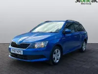 Used Skoda Fabia SE 95 HP (69 kW) 2021 Blue Hatchback