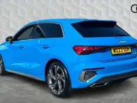 Used Audi A3 Sportback S-Line 110 HP (80 kW) 2023 Turbo blue Hatchback