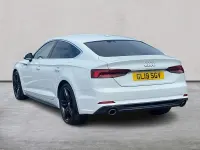 Used Audi A5 Sportback S-Line 190 HP (139 kW) 2019 White Hatchback