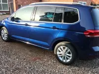 Used VW Touran SEL 150 HP (110 kW) 2017 Blue MPV