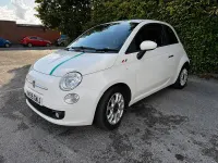 Used Fiat 500 Sport 69 HP (50 kW) 2009 White Cabriolet