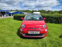 Used Fiat 500 Lounge 69 HP (50 kW) 2018 Red Hatchback