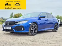 Used Honda Civic SR 129 HP (94 kW) 2017 Blue Hatchback