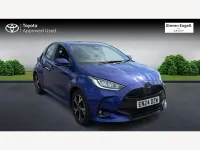 Used Toyota Yaris Design 2024 Blue Hatchback