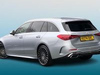 Used Mercedes C300 AMG line 2024 Metallic paint hightech silver Estate
