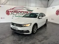 Used VW Passat R-line 190 HP (139 kW) 2016 White Sedan