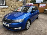 Used Skoda Rapid SE 2015 Blue Hatchback
