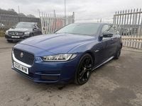 Used Jaguar XE R-Sport 180 HP (132 kW) 2015 Blue Sedan