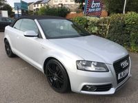 used Audi A3 Cabriolet 1.6 TDI S line Euro 5 (s/s) 2dr Convertible