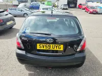 Used Kia Rio 95 HP (69 kW) 2009 Black Hatchback