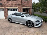 Used Mercedes CLA180 AMG Line Premium 136 HP (100 kW) 2021 Silver Coupe