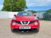 Usado Nissan Juke Visia 94 HP (69 kW) 2017 Vermelho SUV
