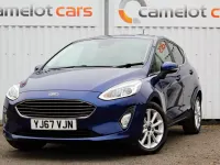 Used Ford Fiesta Titanium 2017 Blue Hatchback
