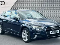 Used Audi A3 Sport 150 HP (110 kW) 2018 Blue Sedan