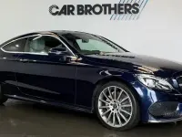 Used Mercedes C220 AMG Line Premium 170 HP (125 kW) 2018 Blue Coupe