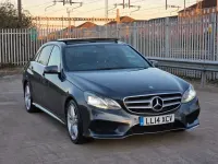 Usado Mercedes E220 AMG 2014 Cinzento Sedan