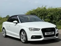 Used Audi A3 Cabriolet S-Line 150 HP (110 kW) 2015 White Cabriolet