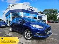 Used Ford Fiesta Zetec 82 HP (60 kW) 2016 Blue Hatchback