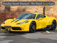 Used Ferrari 458 605 HP (444 kW) 2014 Yellow Coupe