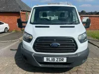 Used Ford Transit 130 HP (95 kW) 2018 White Cabriolet