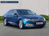 Used Skoda Superb SE Technology 147 HP (108 kW) 2022 Blue Hatchback