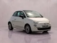Used Fiat 500 Lounge 69 HP (50 kW) 2012 White Hatchback