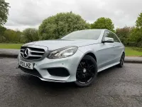 Used Mercedes E220 AMG 170 HP (125 kW) 2013 Silver Sedan