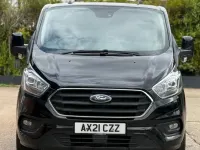 Used Ford Transit Custom Limited 130 HP (95 kW) 2021 Black Van